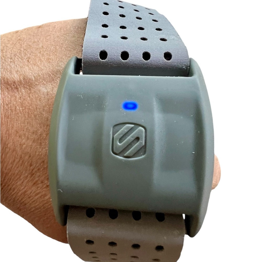 EUC - Scosche Rhythm+ Armband Heart Rate Monitor - Gray/Orange Band - Picture 6 of 6